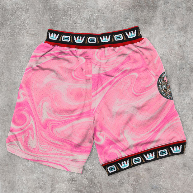 Tie-Dye Pink Sports Street Sports Shorts