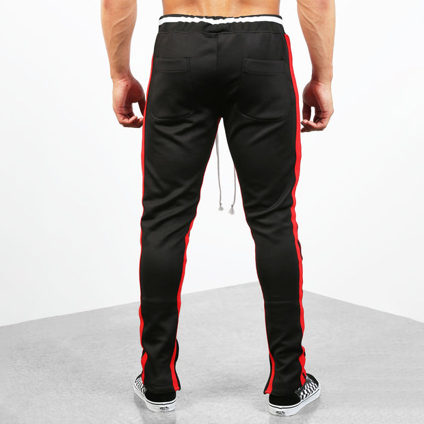 Bear Graphic Sports Street Zip Trousers