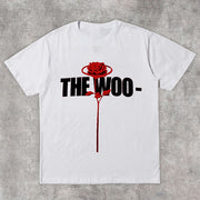 Trendy Brand Print Casual Retro Short Sleeve T-Shirt