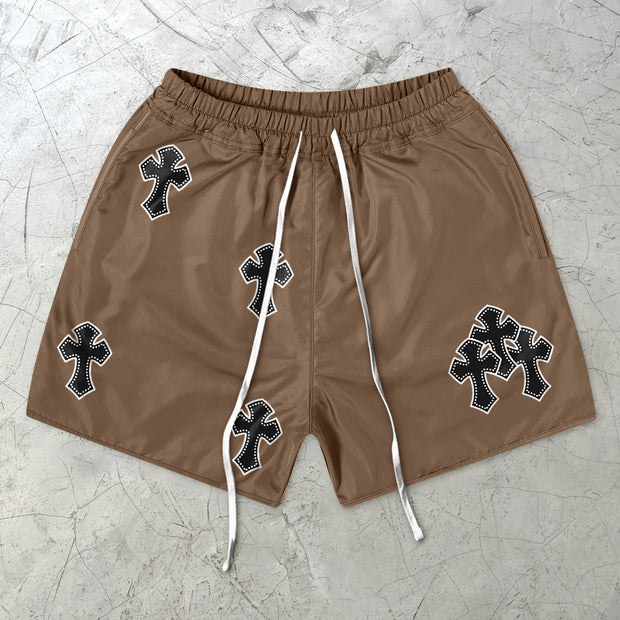 Fashion Retro Tide Brand Cross Street Shorts