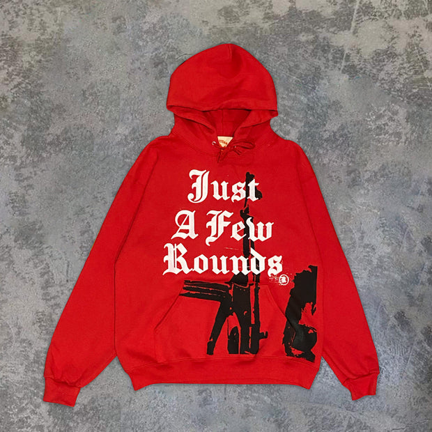 Trendy Hip Hop Loose Long Sleeve Street Graphic Hoodie