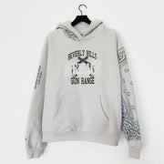 Casual double gun cashew flower sports street home hoodie