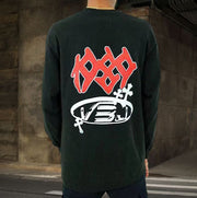 Casual retro hip-hop punk long-sleeved shirt