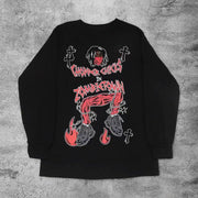 Casual retro hip-hop punk long-sleeved shirt