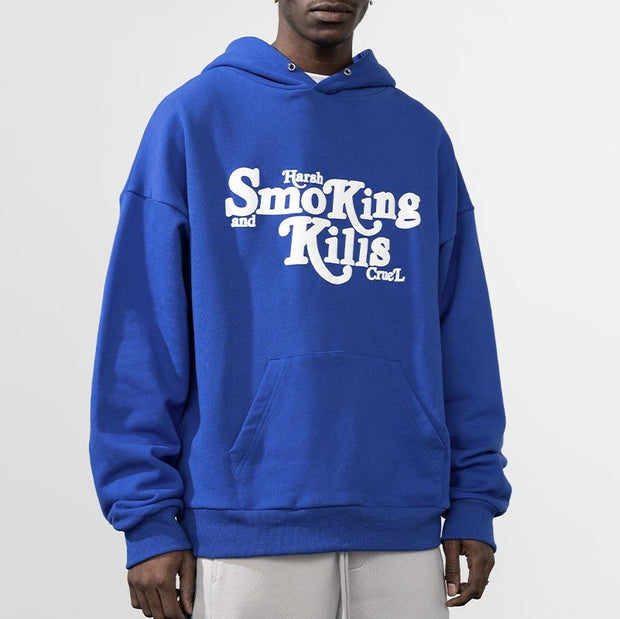 Casual street smoking death hoodie