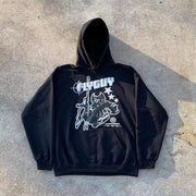 Skull corps casual street sports hoodie