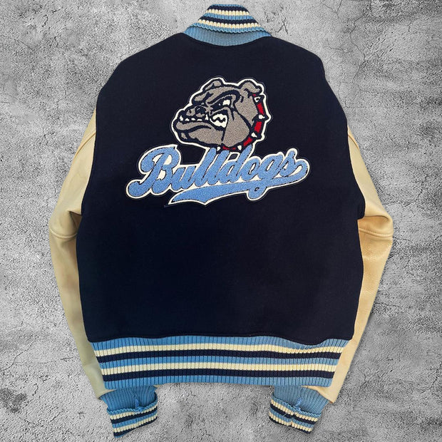 Casual Retro Bully Rugby Baseball Jacket