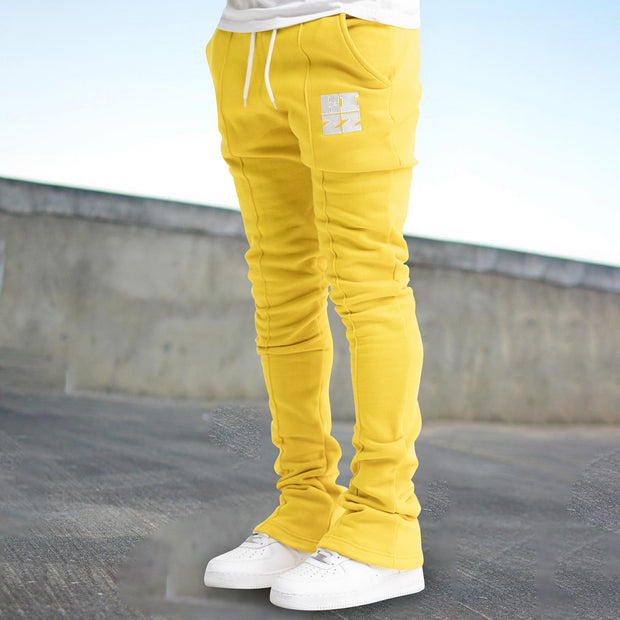 Retro Fashion Tide Brand Print Street Trousers