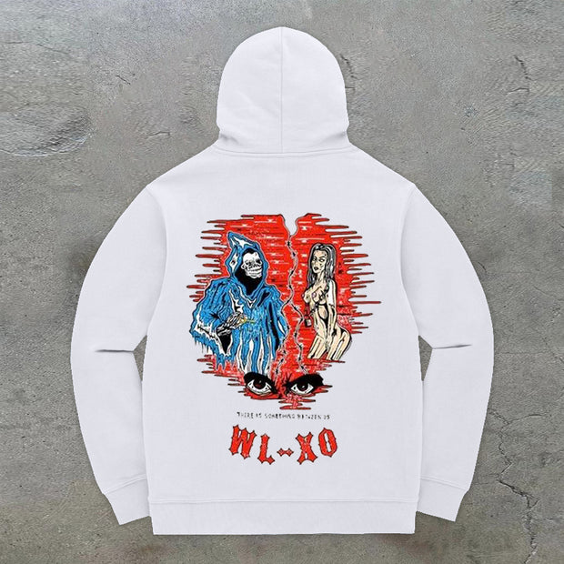 Hip-Hop Trendy Retro Long Sleeve Hoodie