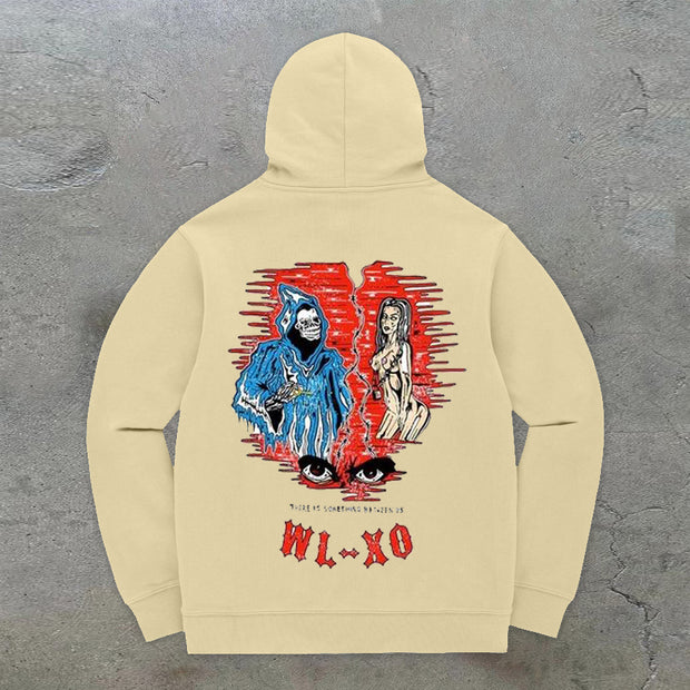 Hip-Hop Trendy Retro Long Sleeve Hoodie