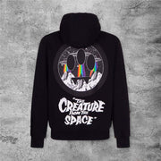 Casual zombie rainbow snow mountain long sleeve hoodie