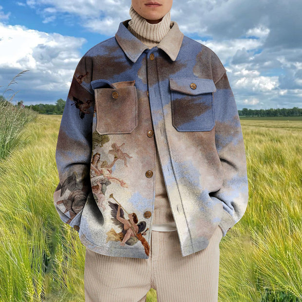 Angel fashion jacket woolen coat