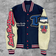 Casual Devil Rugby Baseball Jacket