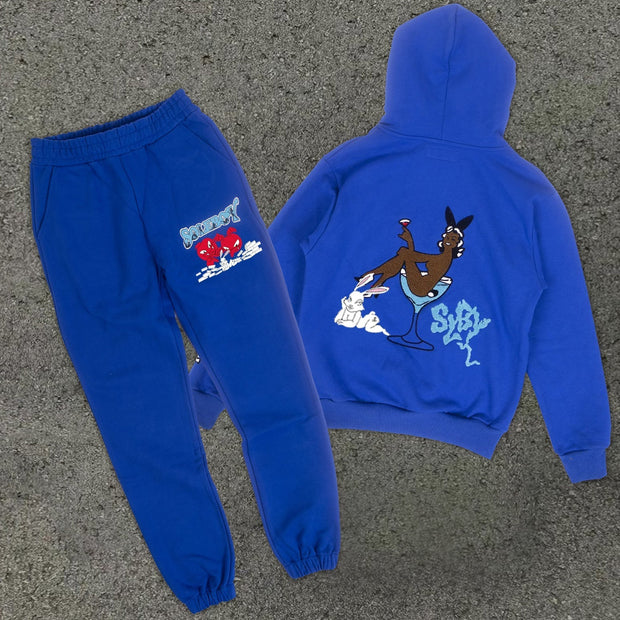 Rabbit casual street home sports suit