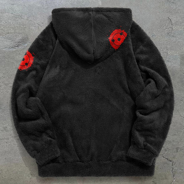 Vintage Fashion Graphic Plush Hoodies