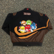 Retro coffee color hip-hop fashion jacket