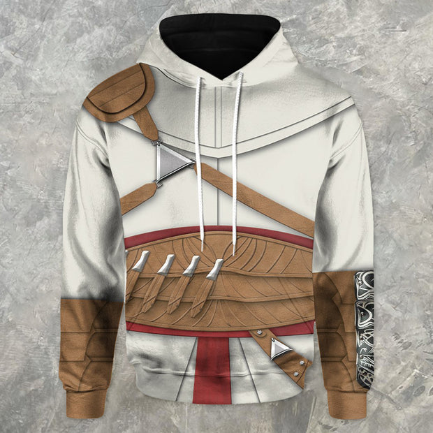 Personalized 3D printed hooded sweatshirt