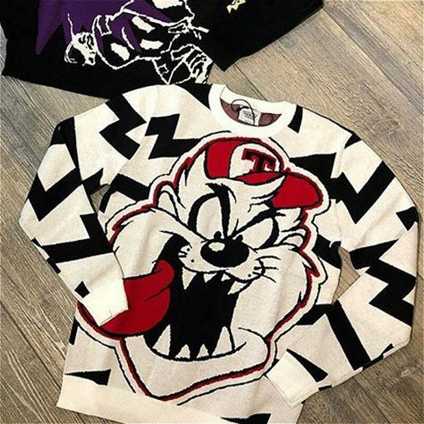 Funny cartoon design street wear sweatshirt