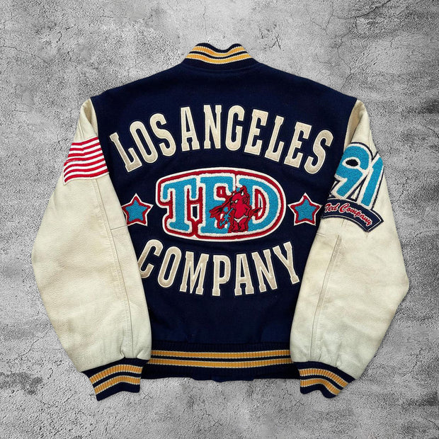Casual spitfire rugby baseball jacket
