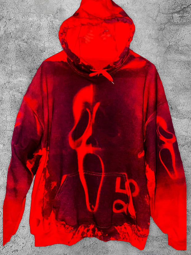 Casual skull mask hoodie