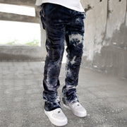 Tie Dye Fashion Vintage Print Casual Trousers