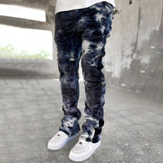 Tie Dye Fashion Vintage Print Casual Trousers