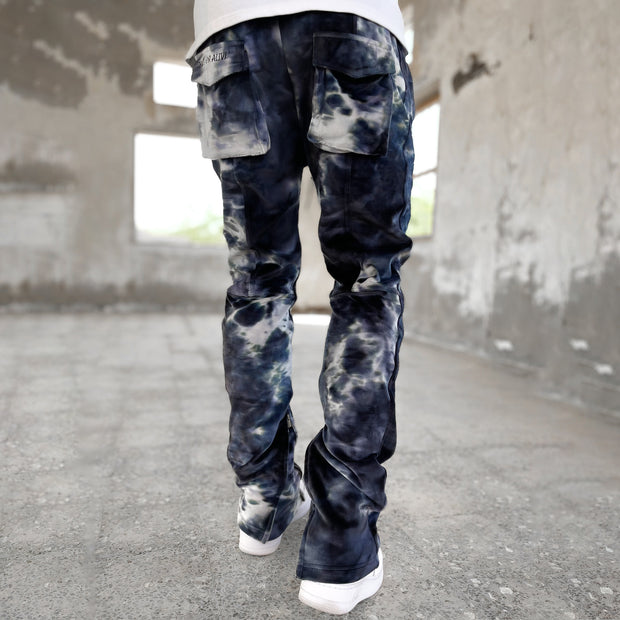 Tie Dye Fashion Vintage Print Casual Trousers