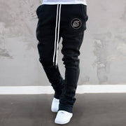 Fashion brand printed casual street trousers