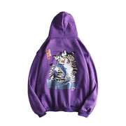 Loose student hooded hip-hop Harajuku style Korean trendy sweatshirt