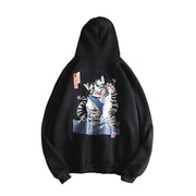 Loose student hooded hip-hop Harajuku style Korean trendy sweatshirt