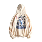 Loose student hooded hip-hop Harajuku style Korean trendy sweatshirt