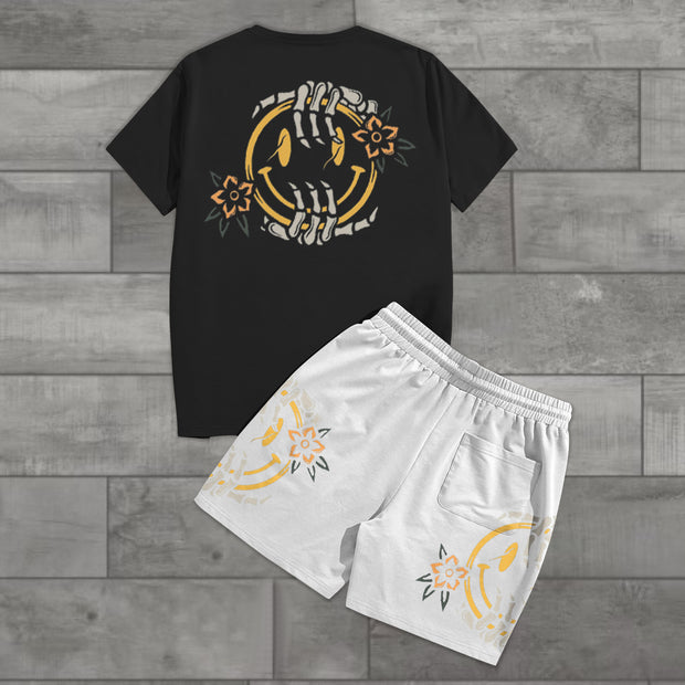 Smiley casual street vacation set