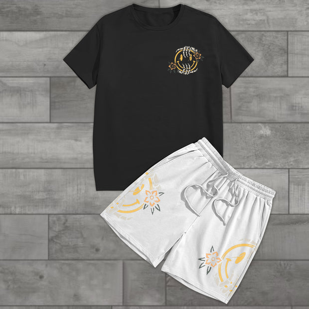 Smiley casual street vacation set
