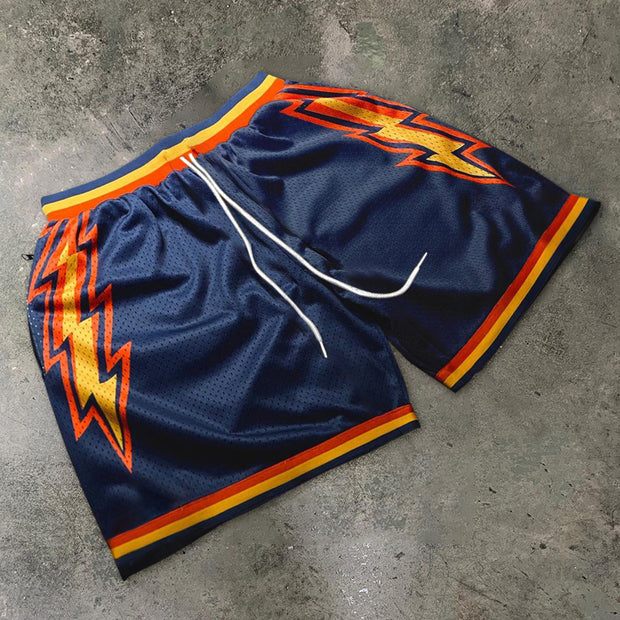 Sports personality lightning shorts men