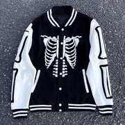 Fashion personality college style baseball uniform jacket men