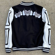 Fashion personality college style baseball uniform jacket men
