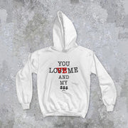 Fashion sports letter printed hoodie men and women