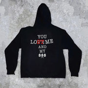 Fashion sports letter printed hoodie men and women