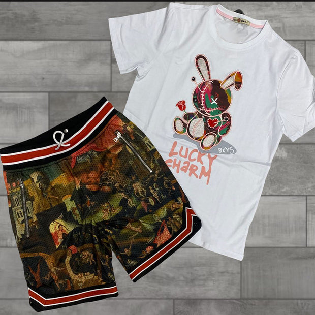 Rabbit Short Sleeve Two Piece Set