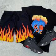 Men's casual short-sleeved suit