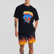 Men's casual short-sleeved suit