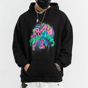 Retro funny villain hoodie