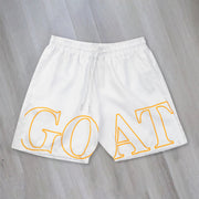 Tide brand retro print casual fashion shorts