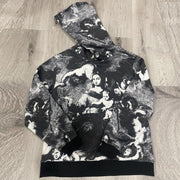 Chic vintage print hoodie