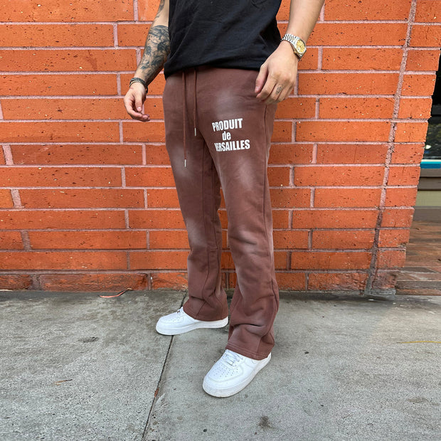 Street-inspired monogram print trousers