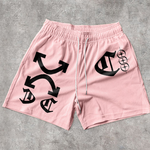Trendy Printed Casual Street Sports Shorts