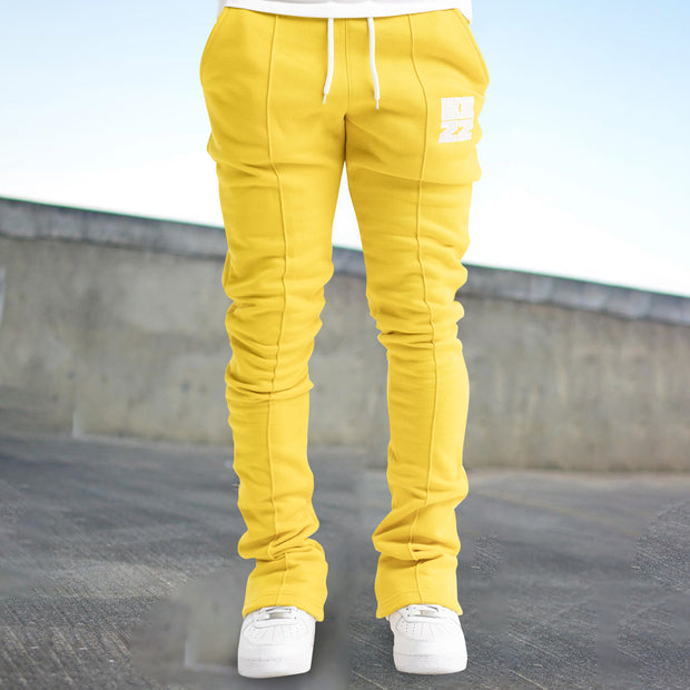 Retro Fashion Tide Brand Print Street Trousers