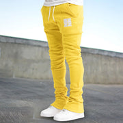 Retro Fashion Tide Brand Print Street Trousers
