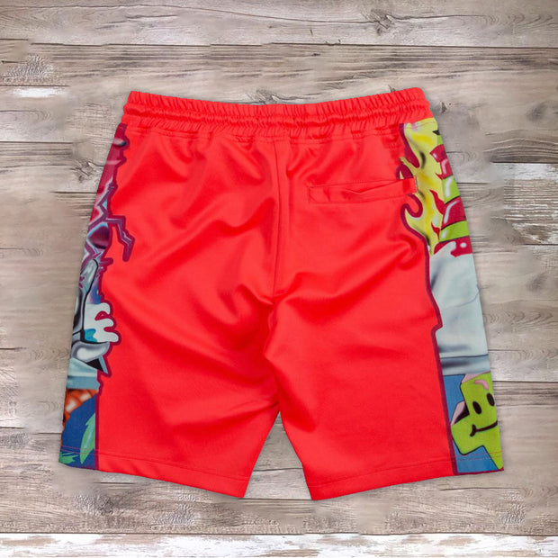 Personalized print fashion short sleeve suit