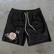 Retro Fashion Casual Street Mesh Shorts